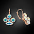Auskarai "Morions (Aurore Boreale)" su Swarovski™ kristalais